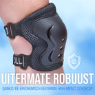 Apollo Apollo Beschermerset voor Kinderen, knie- en elleboogbeschermers Black Black