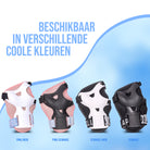 Apollo Apollo Beschermerset voor Kinderen, knie- en elleboogbeschermers Black White
