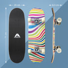 Apollo Kinderen Skateboard 71cm - Retro Colors