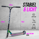 Apollo Apollo Stunt Step "Hawk" - Freestyle Kickstep Full-Rainbow