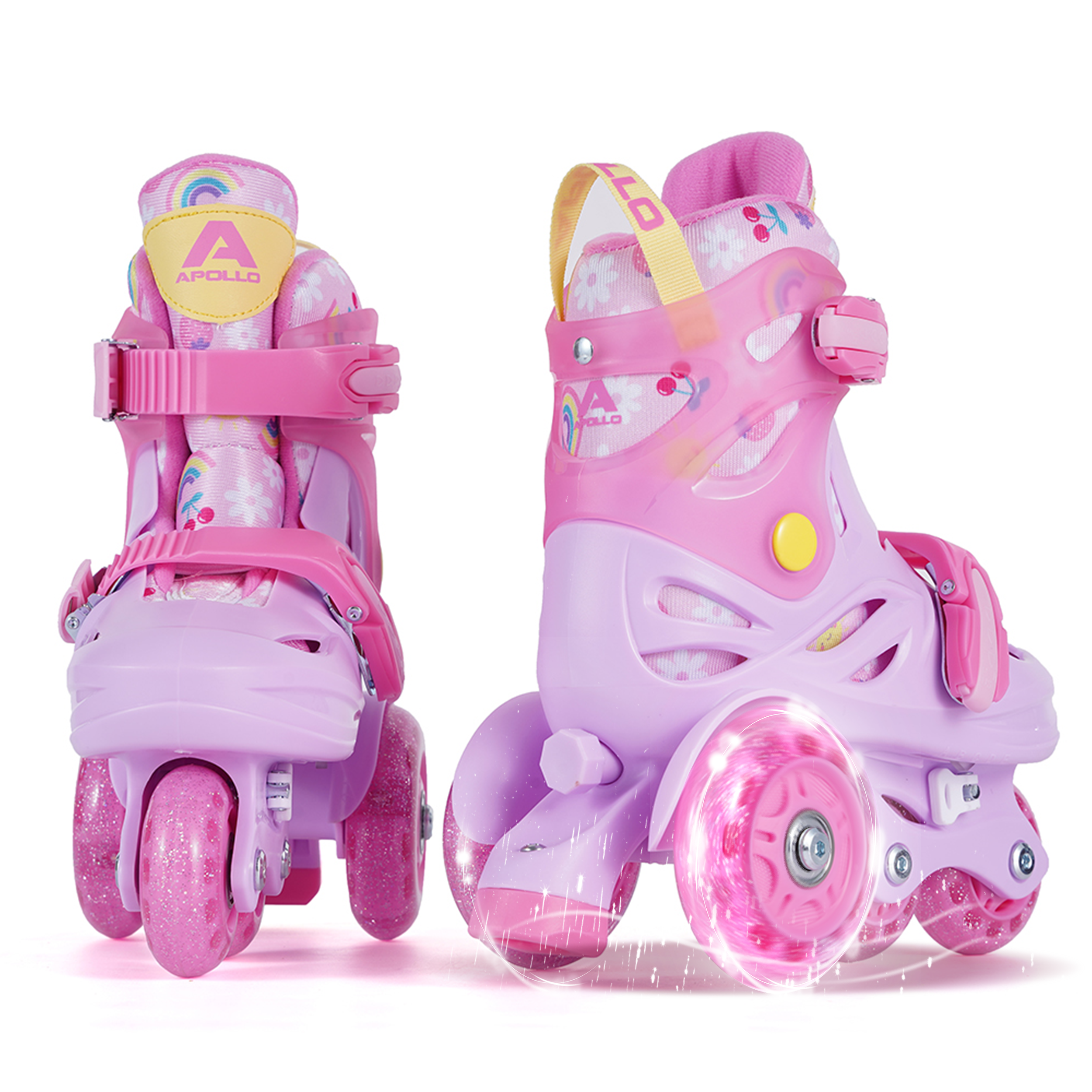 Apollo Funsport NL Apollo Kids My 1st skates verstelbaar, verstelbare rolschaatsen voor kinderen, maat 26-30 Roze