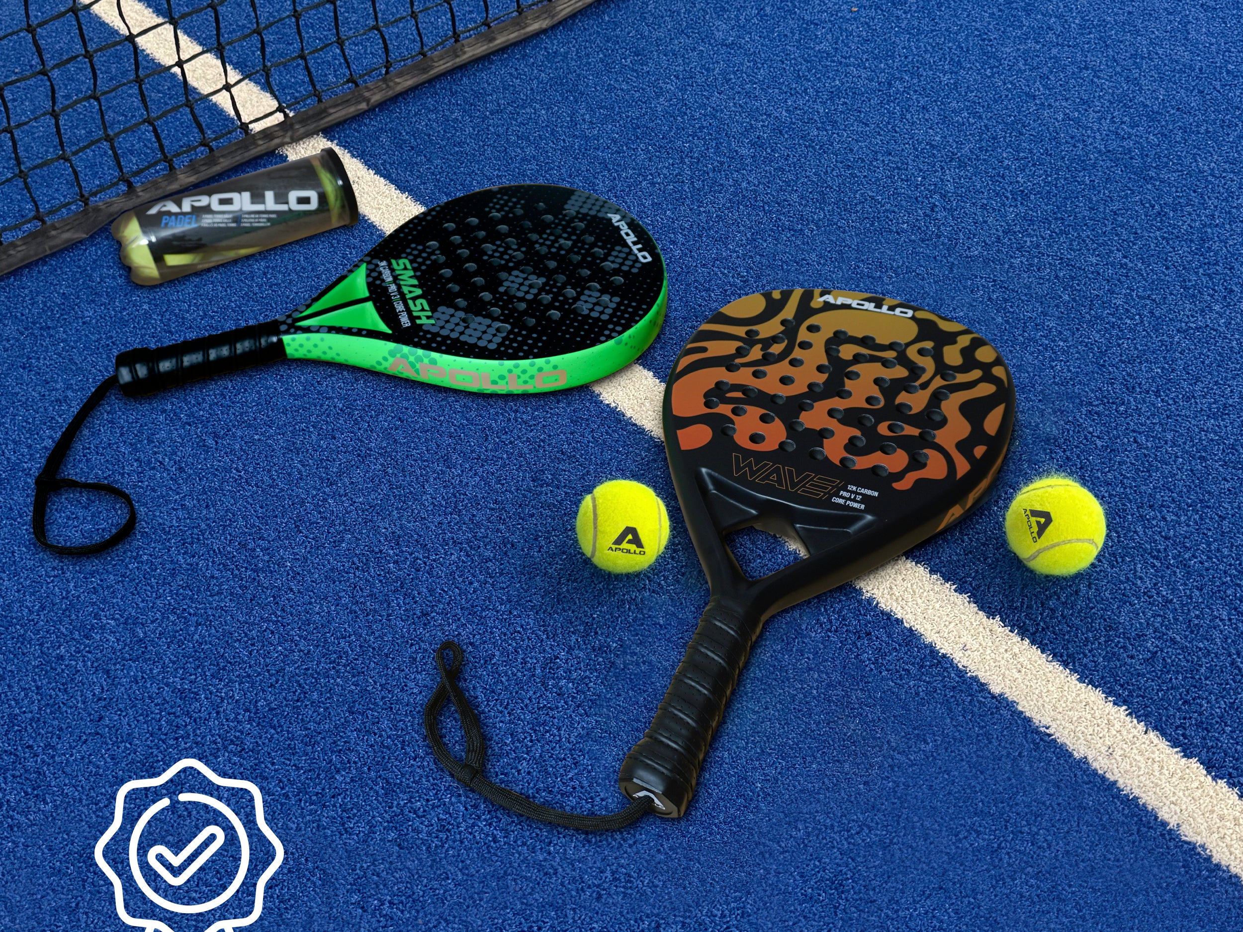 Apollo Funsport Nederland Apollo 3K Smash Padelracket Orange