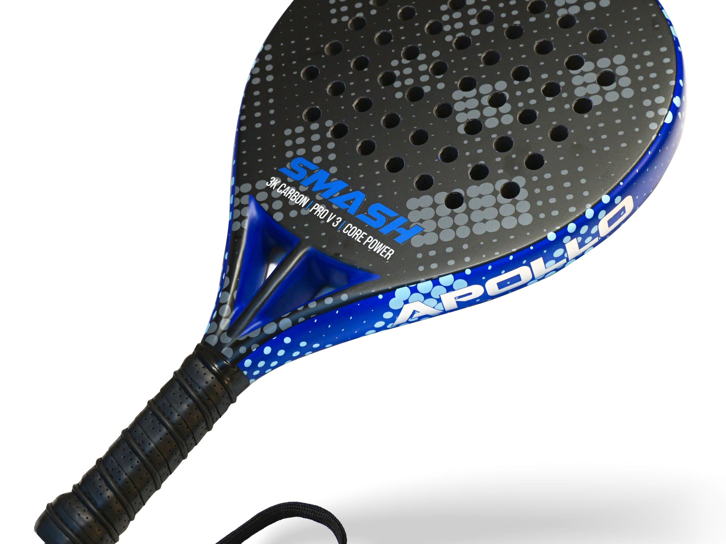 Apollo Funsport Nederland Apollo 3K Smash Padelracket Silver Blue