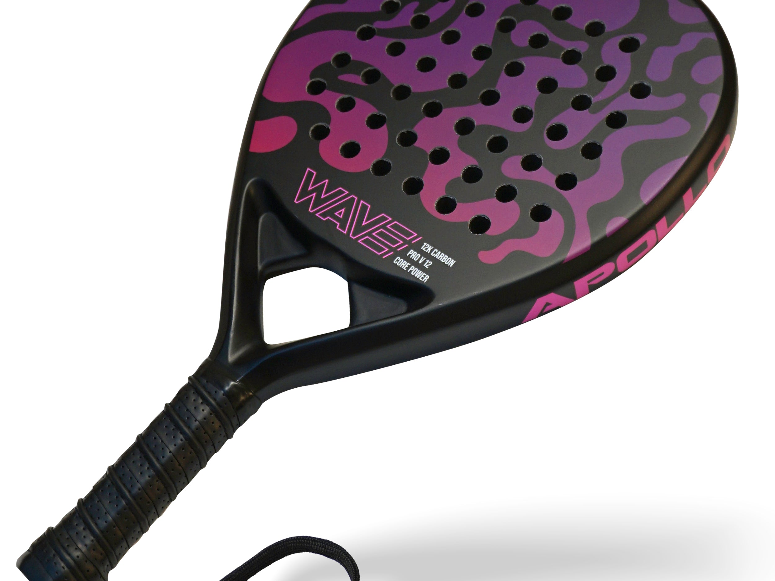 Apollo Funsport Nederland Apollo 12K Wave Padelracket Purple Pink