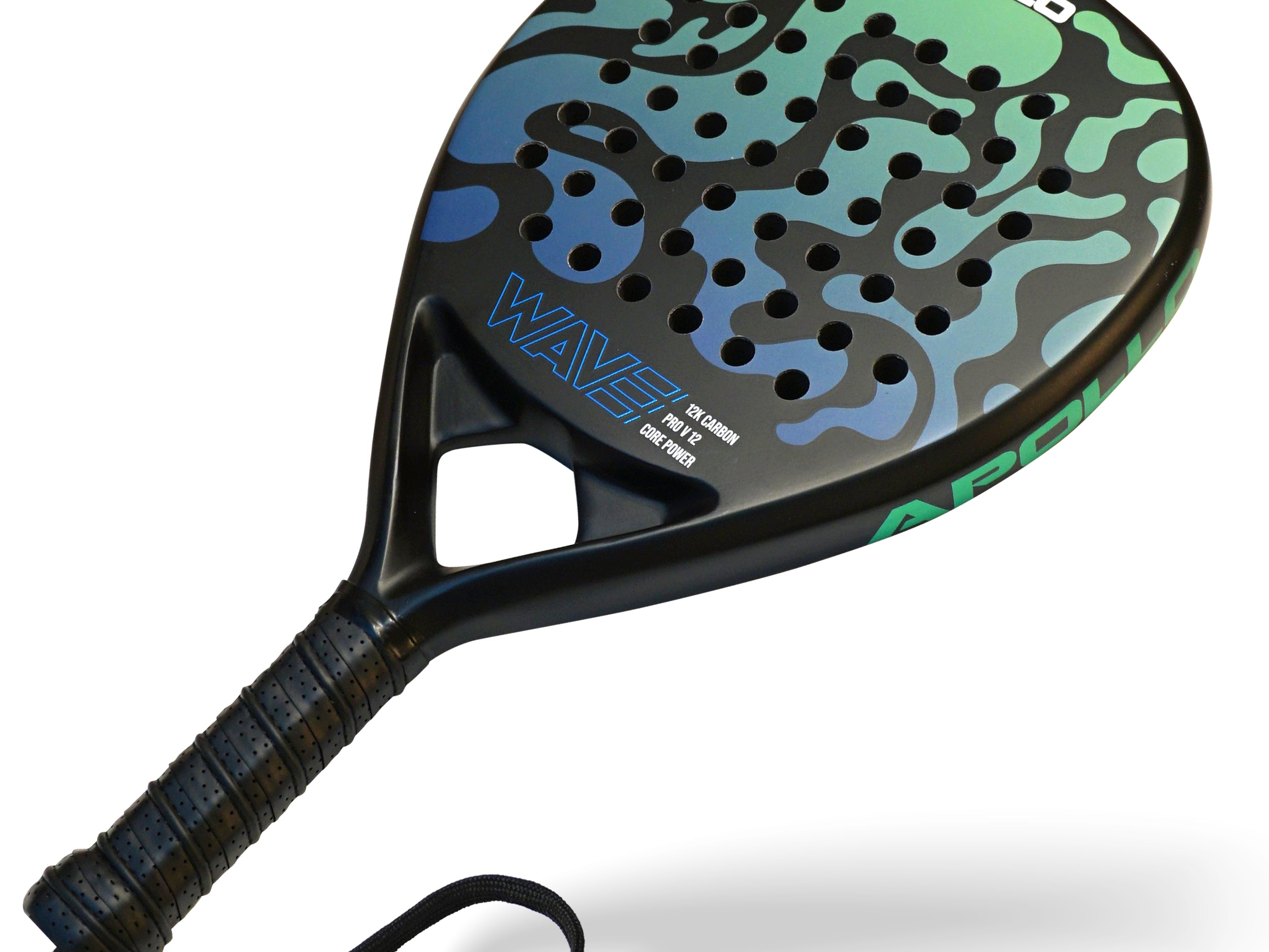 Apollo Funsport Nederland Apollo 12K Wave Padelracket Mint Blue