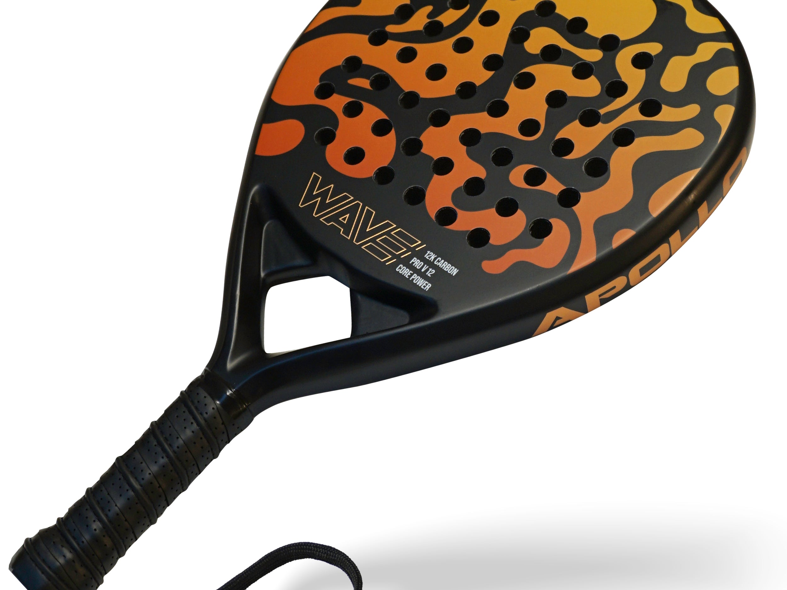 Apollo Funsport Nederland Apollo 12K Wave Padelracket Orange Yellow