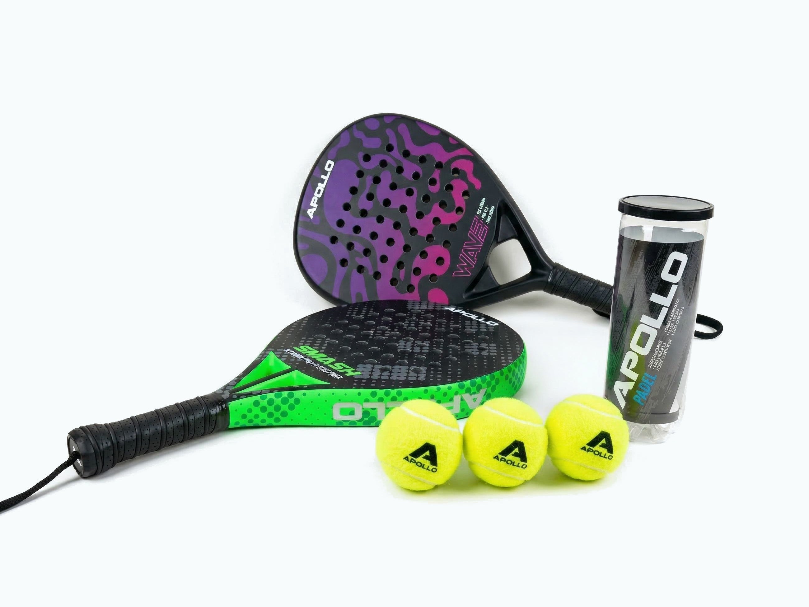 Apollo Funsport Nederland Padelballen – 3-delige set voor padeltennis