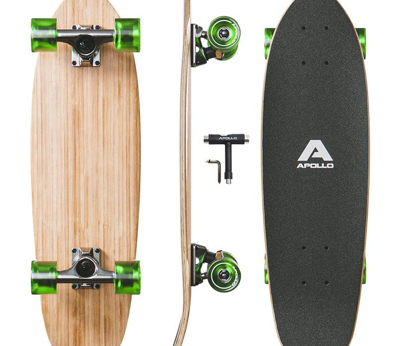 Apollo Mini-Longboard | Midi-Cruiser, compleet board 27"- Classic Green Midi Classic Green