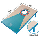 Apollo Cornhole Pro - groot zakgooi spel, buitenspel, werpspel Blauw