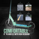 Apollo 'Phantom Pro' Opvouwbare en in hoogte verstelbare stadsscooter Watercolor