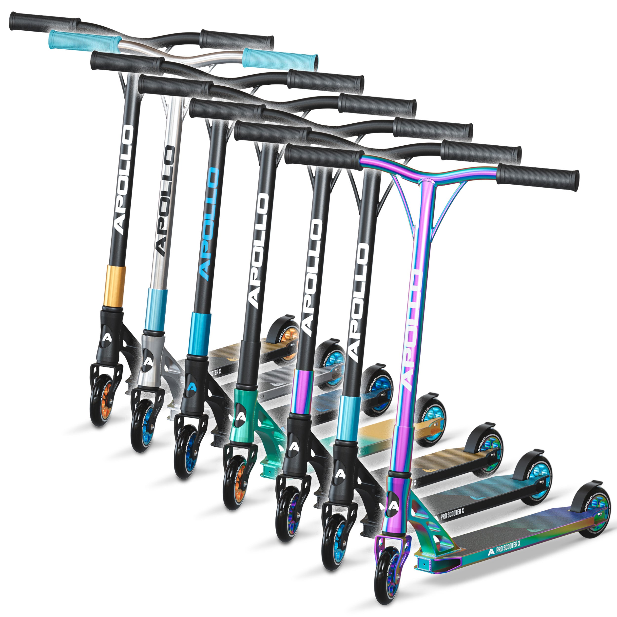 Apollo High-End Stunt Scooter Genesis Pro X Stuntstep met aluminium kern & ABEC 9