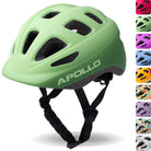 Apollo Kinder fietshelm, helm voor kinderen & tieners, multisport helm Green Fade