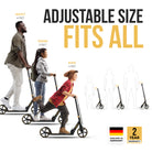 Apollo 'Phantom Pro' Opvouwbare en in hoogte verstelbare stadsscooter Goud