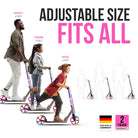 Apollo 'Phantom Pro' Opvouwbare en in hoogte verstelbare stadsscooter Starlight