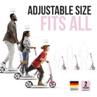 Apollo 'Phantom Pro' Opvouwbare en in hoogte verstelbare stadsscooter Roze