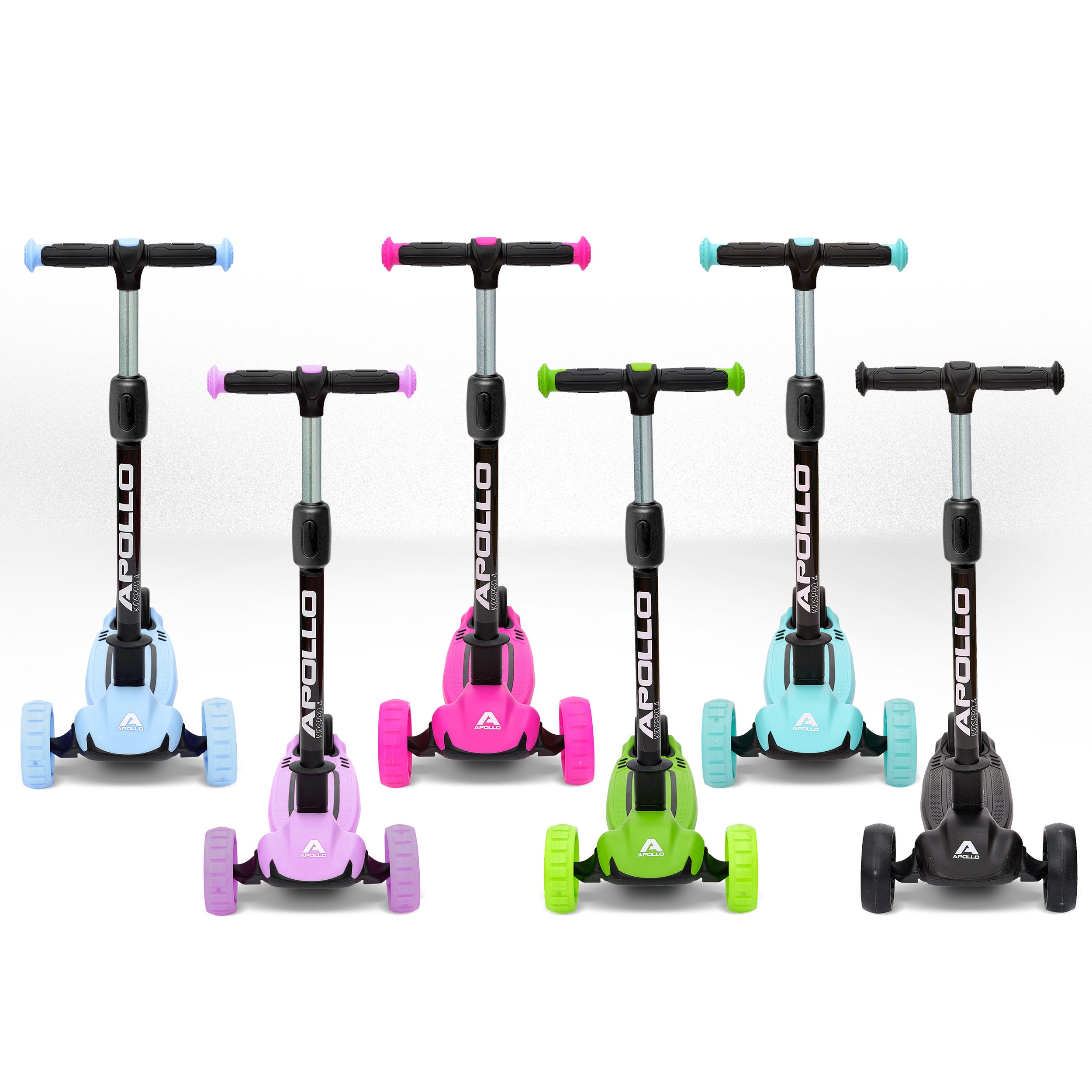 Apollo 'KidsPro 4' Opvouwbare Kinderstep met LED-Wielen