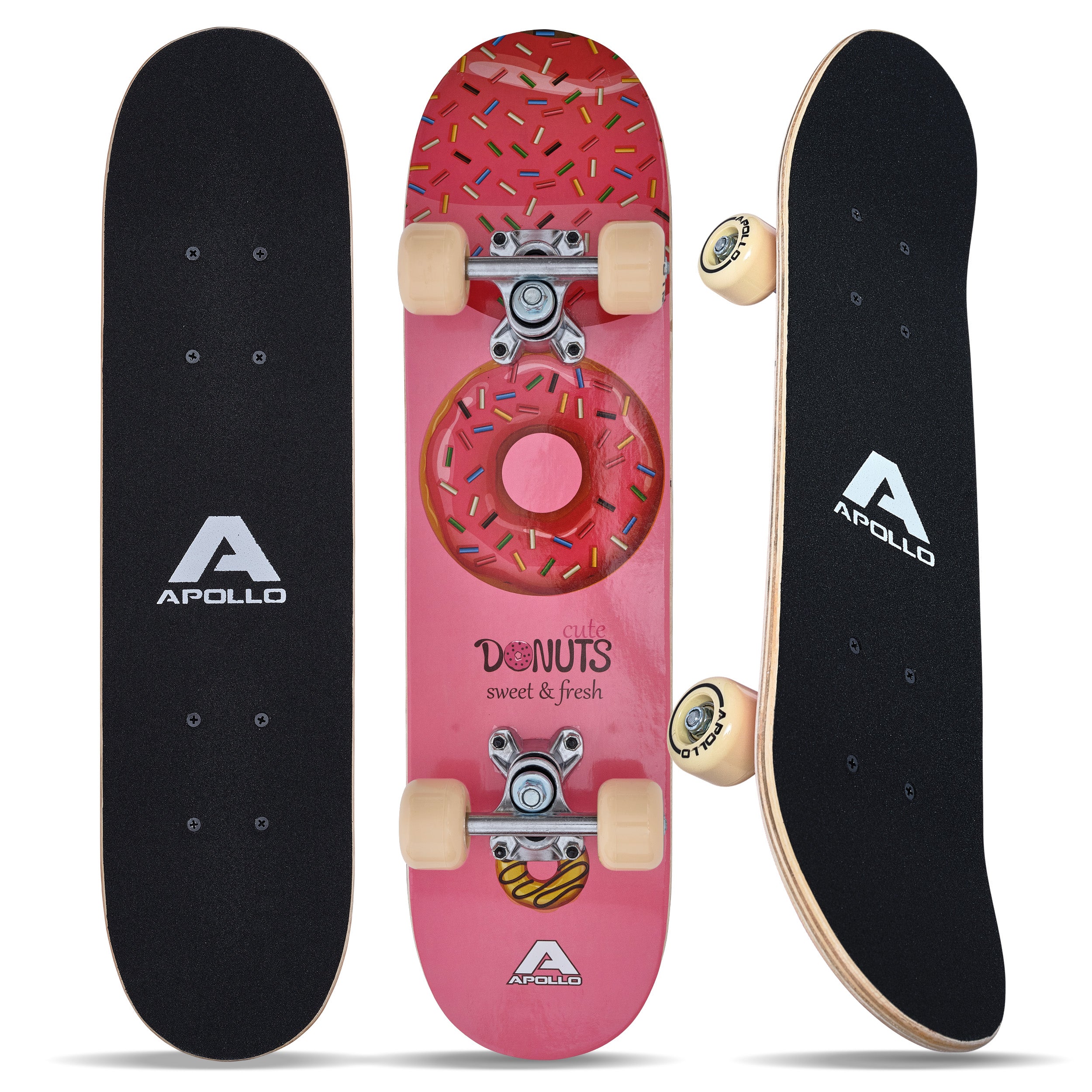 Apollo Kinderen Skateboard 61cm - Donut Donut