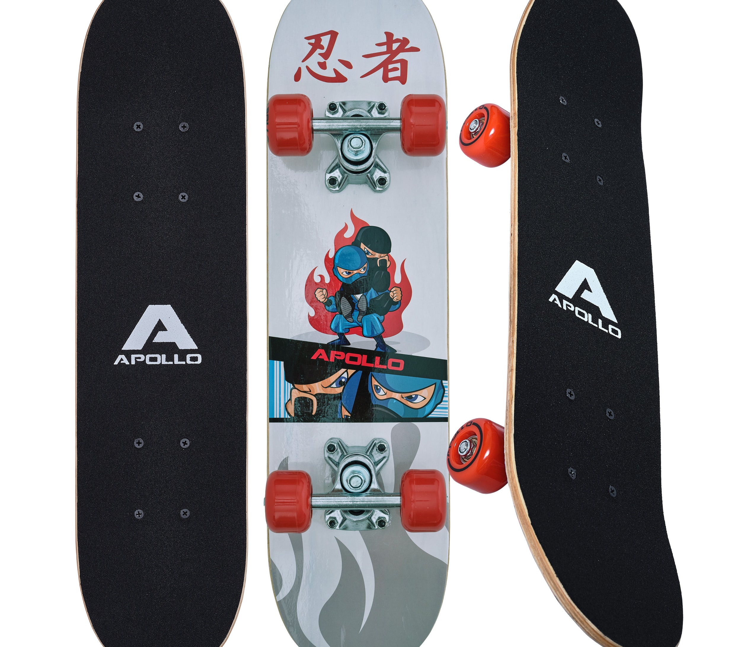 Apollo Kinderen Skateboard 61cm - Ninja Ninja