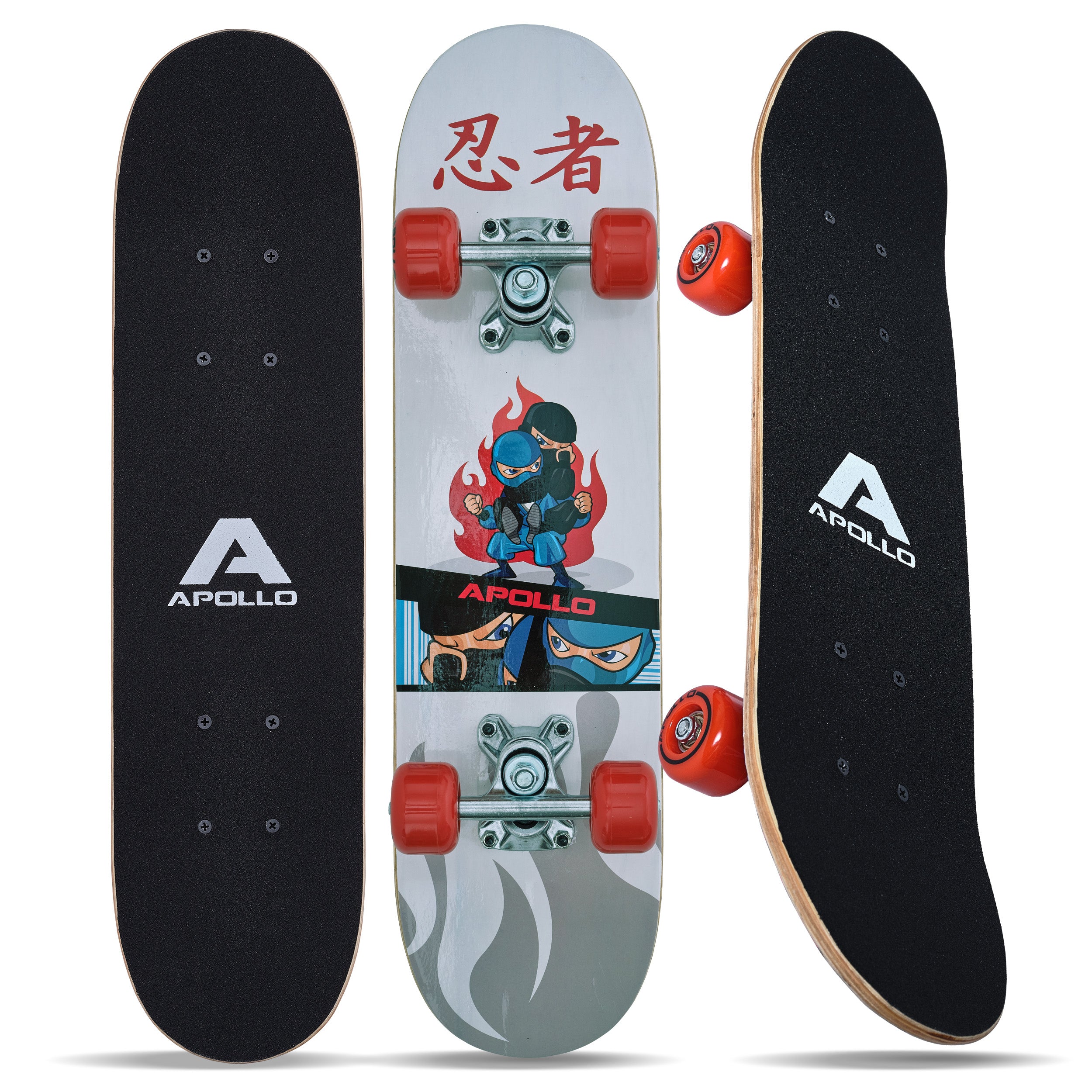 Apollo Kinderen Skateboard 61cm - Ninja Ninja