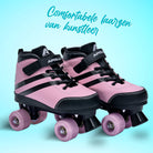 Apollo Disco Roller Soft Boots verstelbare rolschaatsen voor kinderen - Pink Revolution L (39-42)
