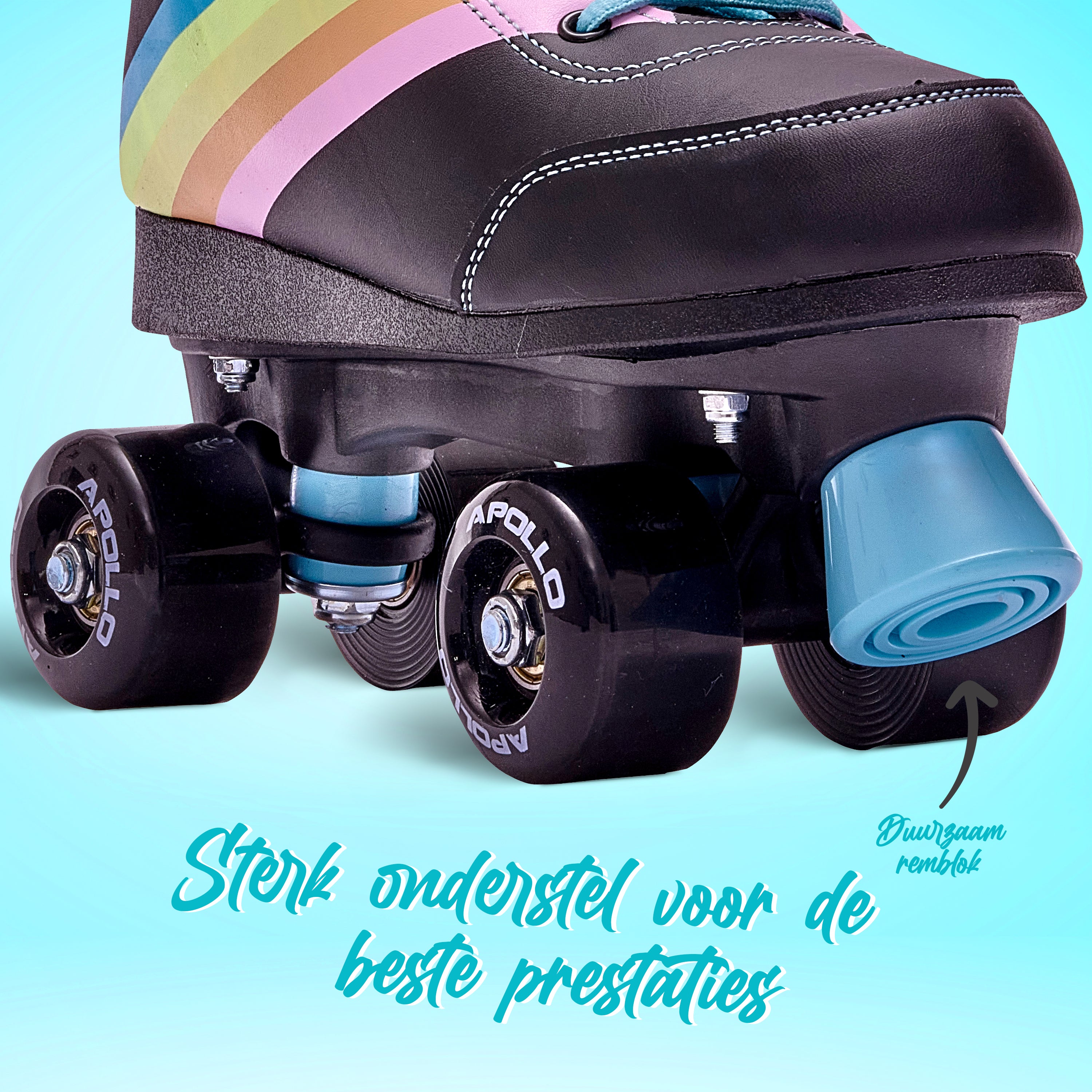 Apollo Disco Roller Soft Boots verstelbare rolschaatsen voor kinderen - Beyond L (39-42)
