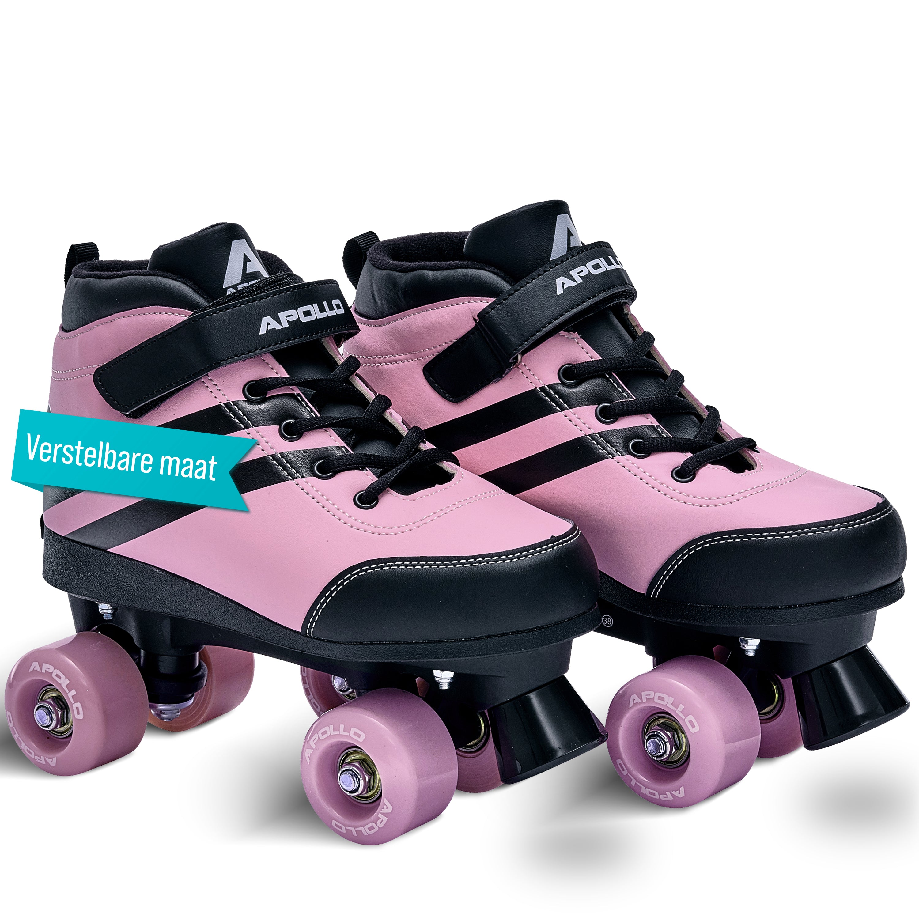 Apollo Disco Roller Soft Boots verstelbare rolschaatsen voor kinderen - Pink Revolution L (39-42)