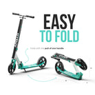 Apollo 'Phantom Pro' Opvouwbare en in hoogte verstelbare stadsscooter Mint