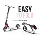 Apollo 'Phantom Pro' Opvouwbare en in hoogte verstelbare stadsscooter Roze