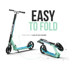 Apollo 'Phantom Pro' Opvouwbare en in hoogte verstelbare stadsscooter Watercolor