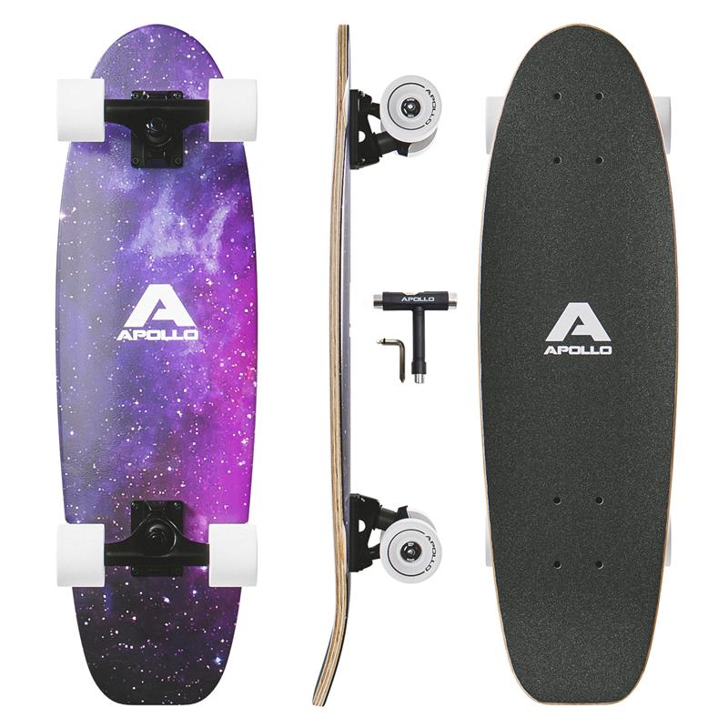 Apollo Mini-Longboard | Midi-Cruiser, compleet board 27" - Nebula Midi Nebula