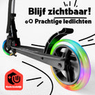 Apollo 145 mm City-Scooter met Vering "Skyracer" opvouwbaar en in hoogte verstelbaar Zwart