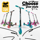 Apollo 145 mm City-Scooter met Vering "Skyracer" opvouwbaar en in hoogte verstelbaar Zwart