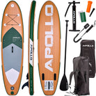 Apollo Funsport NL SUP Board 'Wood' 3m incl. SUP Peddel, Pomp en Reparatiekit Wood Groen