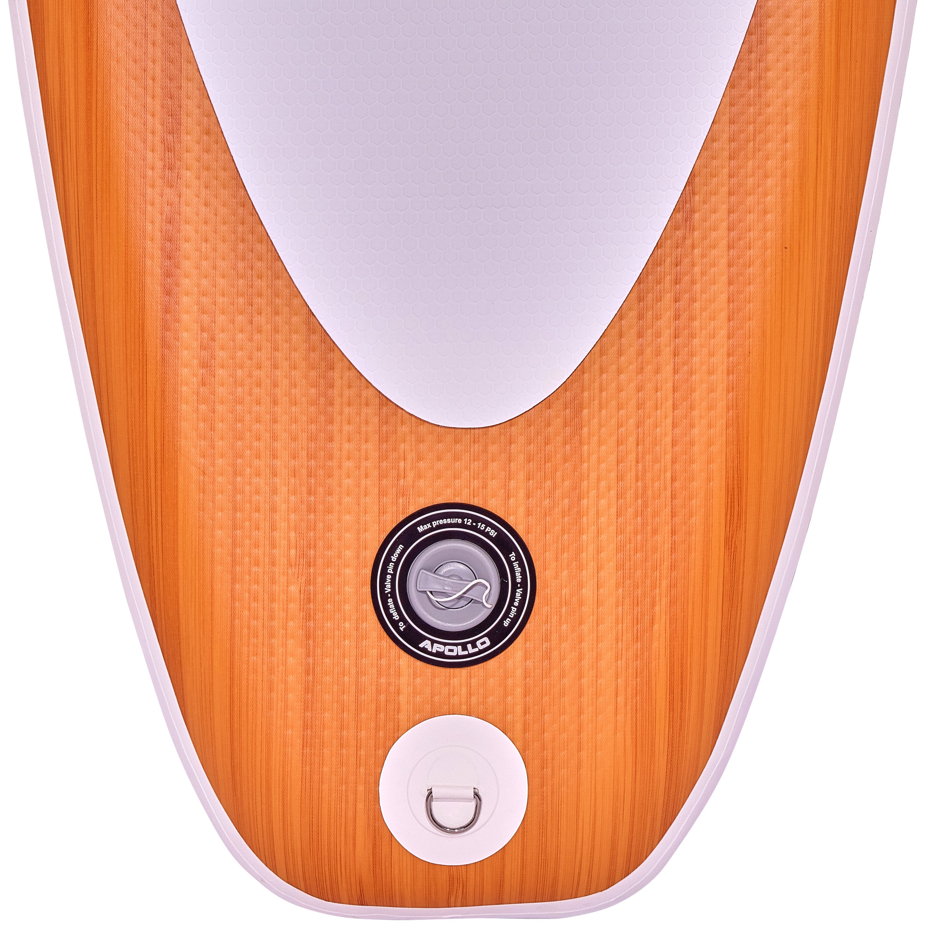 Apollo Funsport NL SUP Board 'Wood' 3m incl. SUP Peddel, Pomp en Reparatiekit Wood Wit