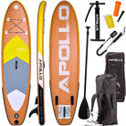 Apollo Funsport NL SUP Board 'Wood' 3m incl. SUP Peddel, Pomp en Reparatiekit Wood Geel