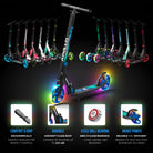 Apollo 'Phantom Pro' Opvouwbare en in hoogte verstelbare stadsscooter Universe