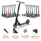 Apollo 'Phantom Pro' Opvouwbare en in hoogte verstelbare stadsscooter Goud