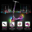 Apollo 'Phantom Pro' Opvouwbare en in hoogte verstelbare stadsscooter Starlight