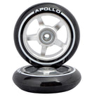 Apollo APOLLO Stunt Scooter reservewielenset Pro Wheels 100mm - ABEC 9 kogellagers Zilver - ALU Core