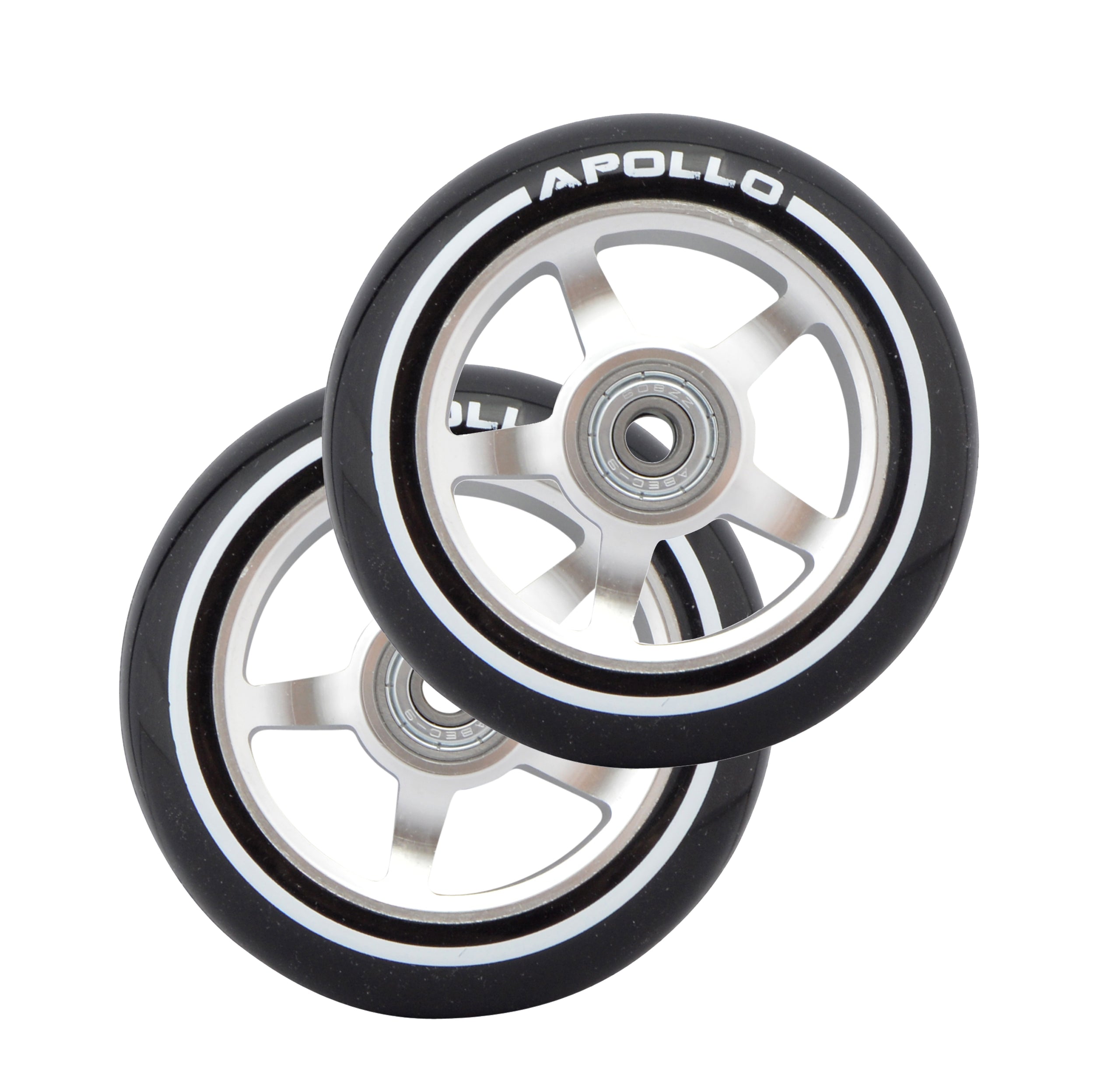 Apollo APOLLO Stunt Scooter reservewielenset Pro Wheels 100mm - ABEC 9 kogellagers Zilver - ALU Core