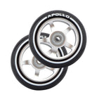 Apollo APOLLO Stunt Scooter reservewielenset Pro Wheels 100mm - ABEC 9 kogellagers Zilver - ALU Core
