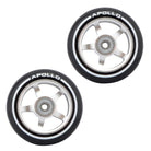 Apollo APOLLO Stunt Scooter reservewielenset Pro Wheels 100mm - ABEC 9 kogellagers Zilver - ALU Core