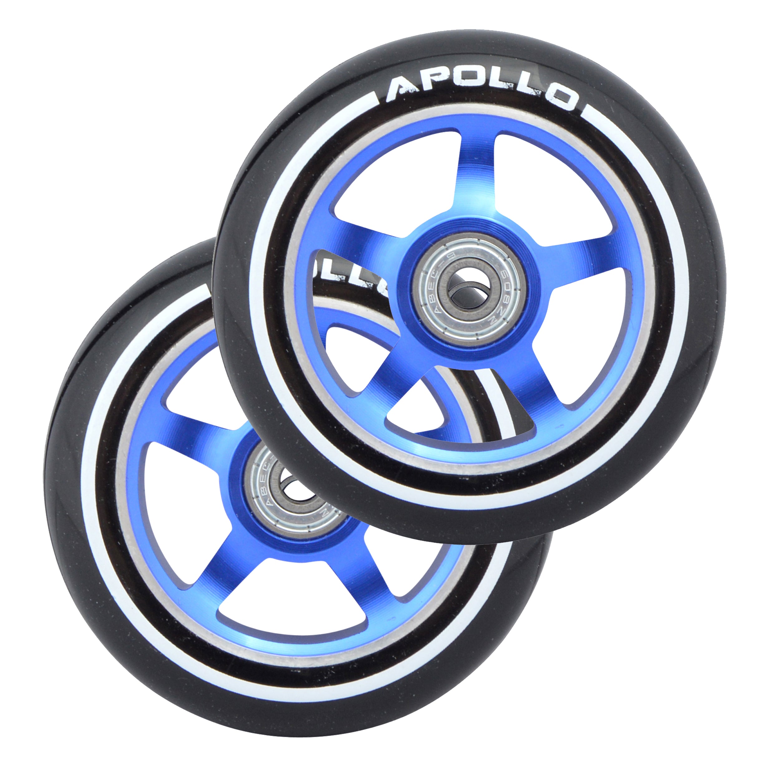 Apollo APOLLO Stunt Scooter reservewielenset Pro Wheels 100mm - ABEC 9 kogellagers Blauw - ALU Core