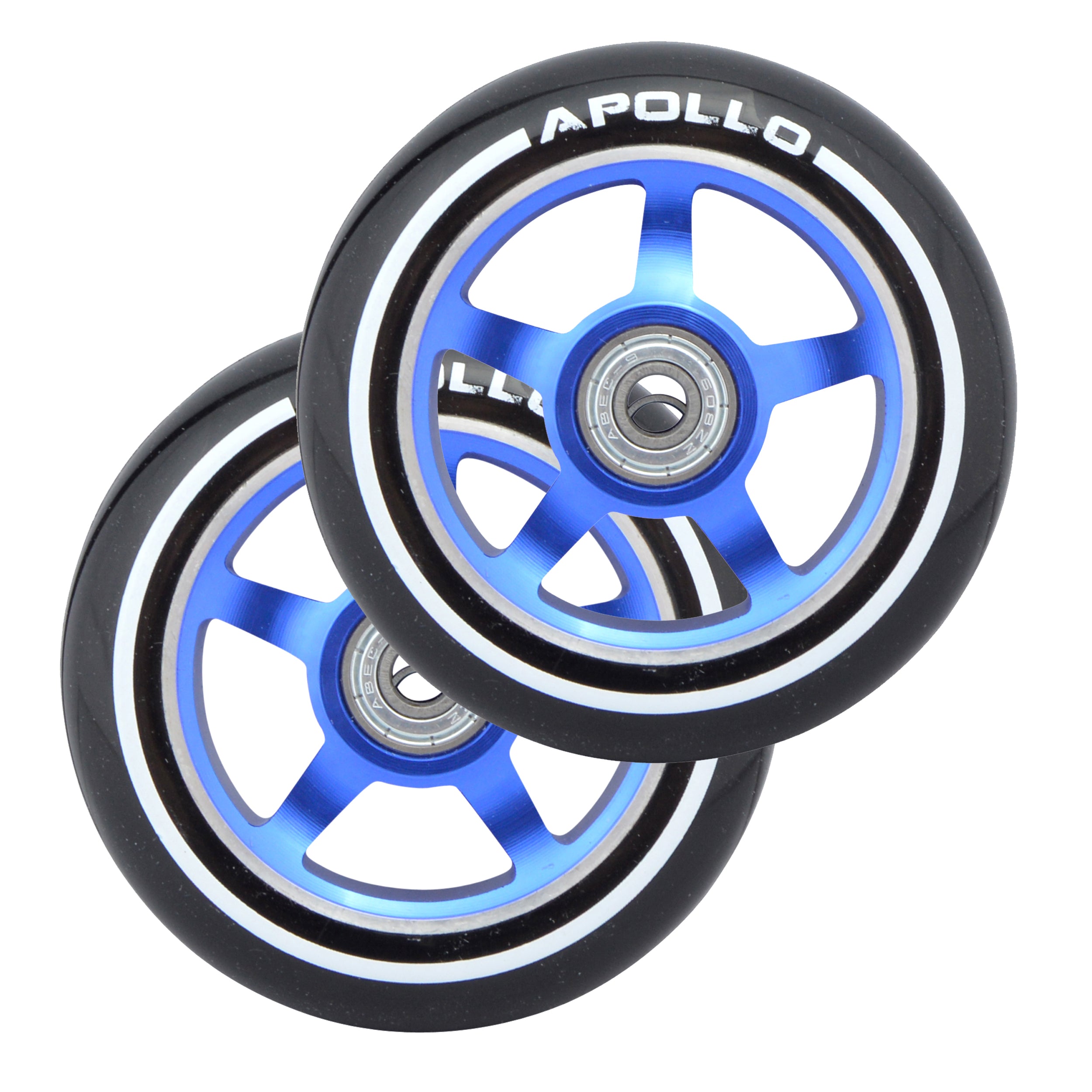 Apollo APOLLO Stunt Scooter reservewielenset Pro Wheels 100mm - ABEC 9 kogellagers Blauw - ALU Core
