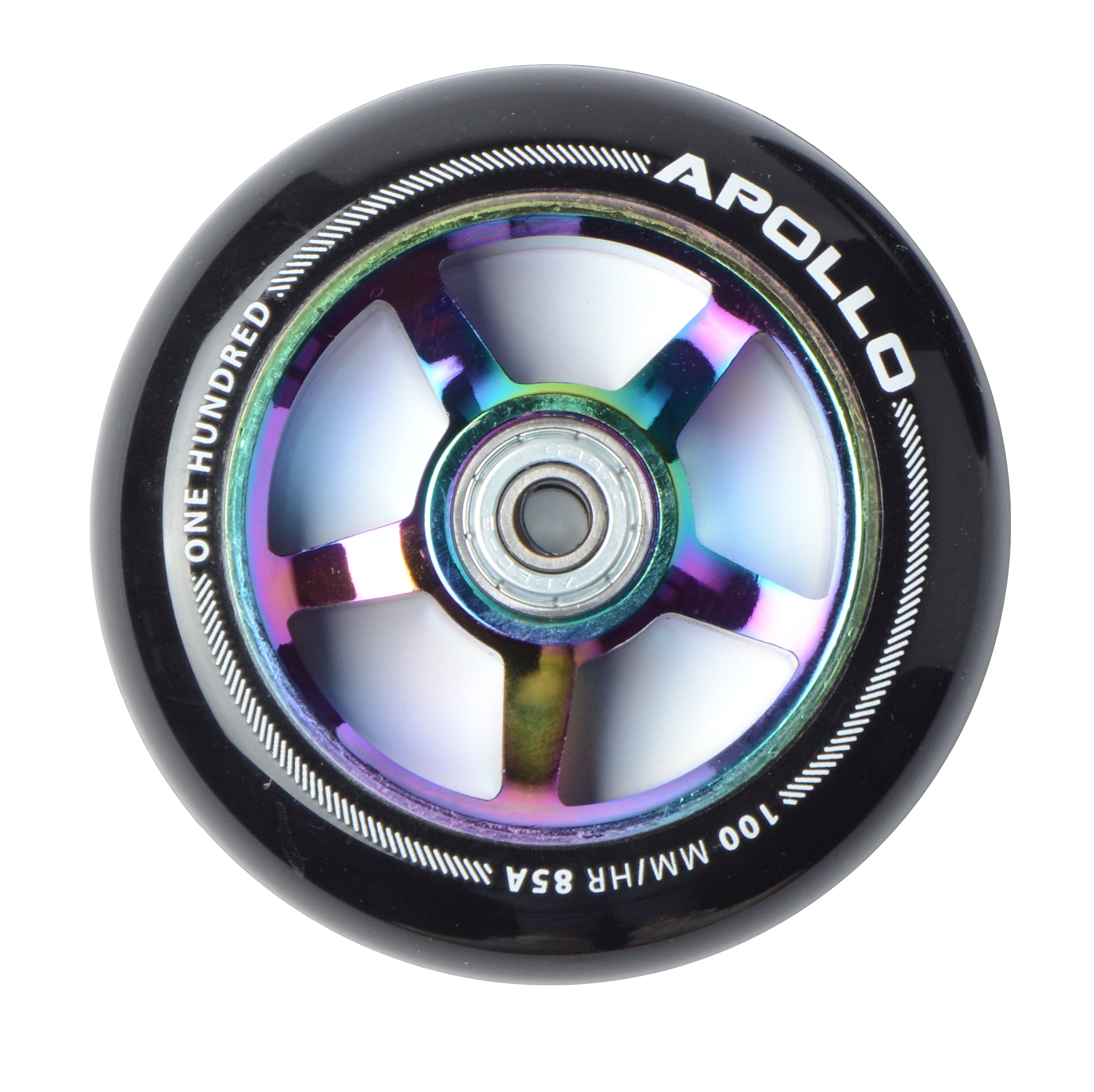 Apollo APOLLO Stunt Scooter reservewielenset Pro Wheels 100mm - ABEC 9 kogellagers Rainbow - ALU Core