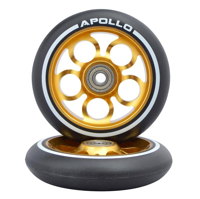 Apollo APOLLO Stunt Scooter reservewielenset Pro Wheels 110mm, ALU Core Goud