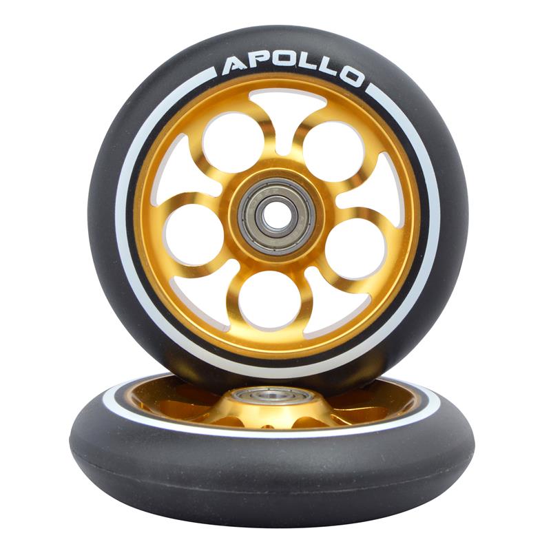 Apollo APOLLO Stunt Scooter reservewielenset Pro Wheels 110mm, ALU Core Goud