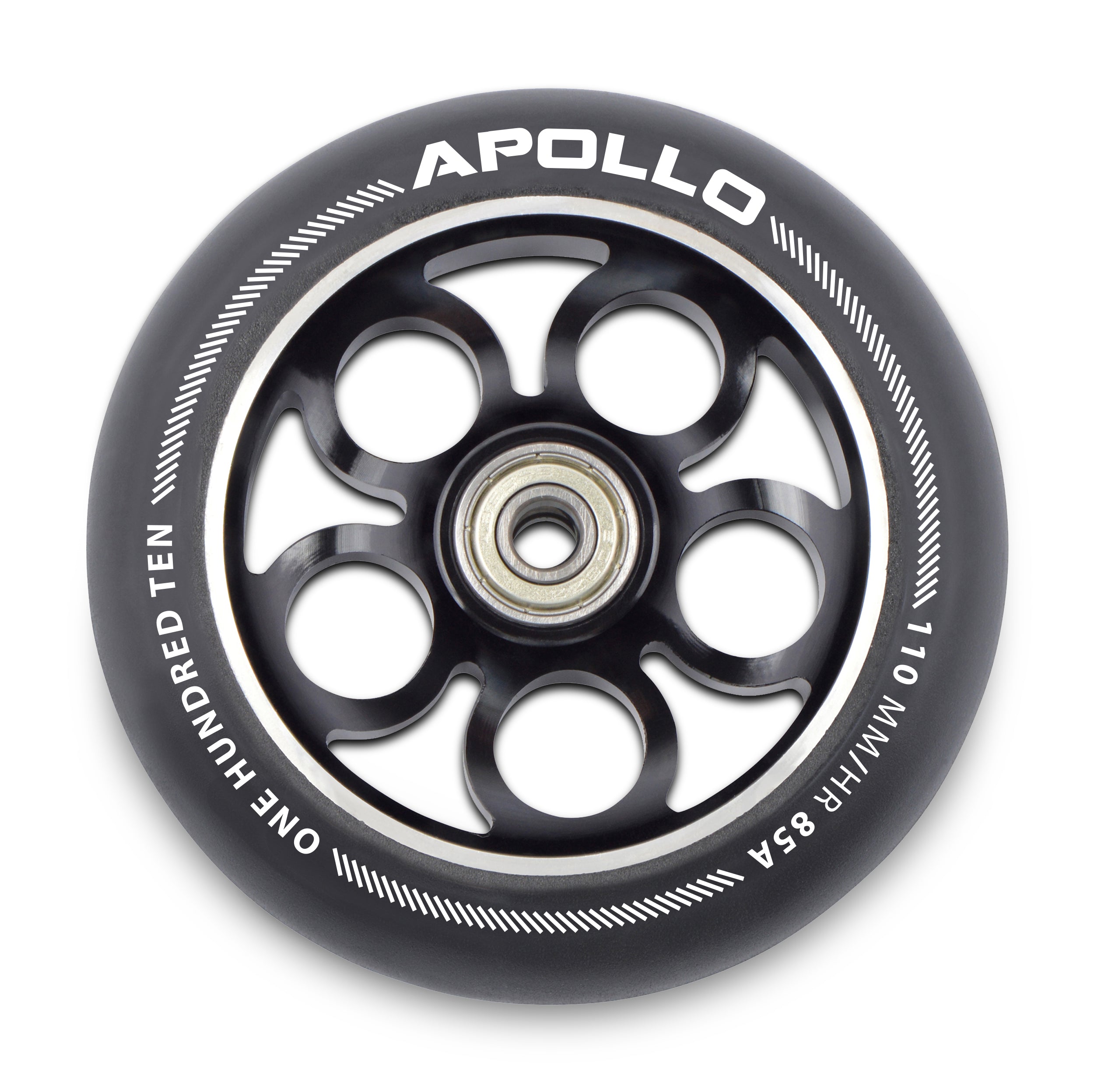 Apollo APOLLO Stunt Scooter reservewielenset Pro Wheels 110mm, ALU Core Zwart