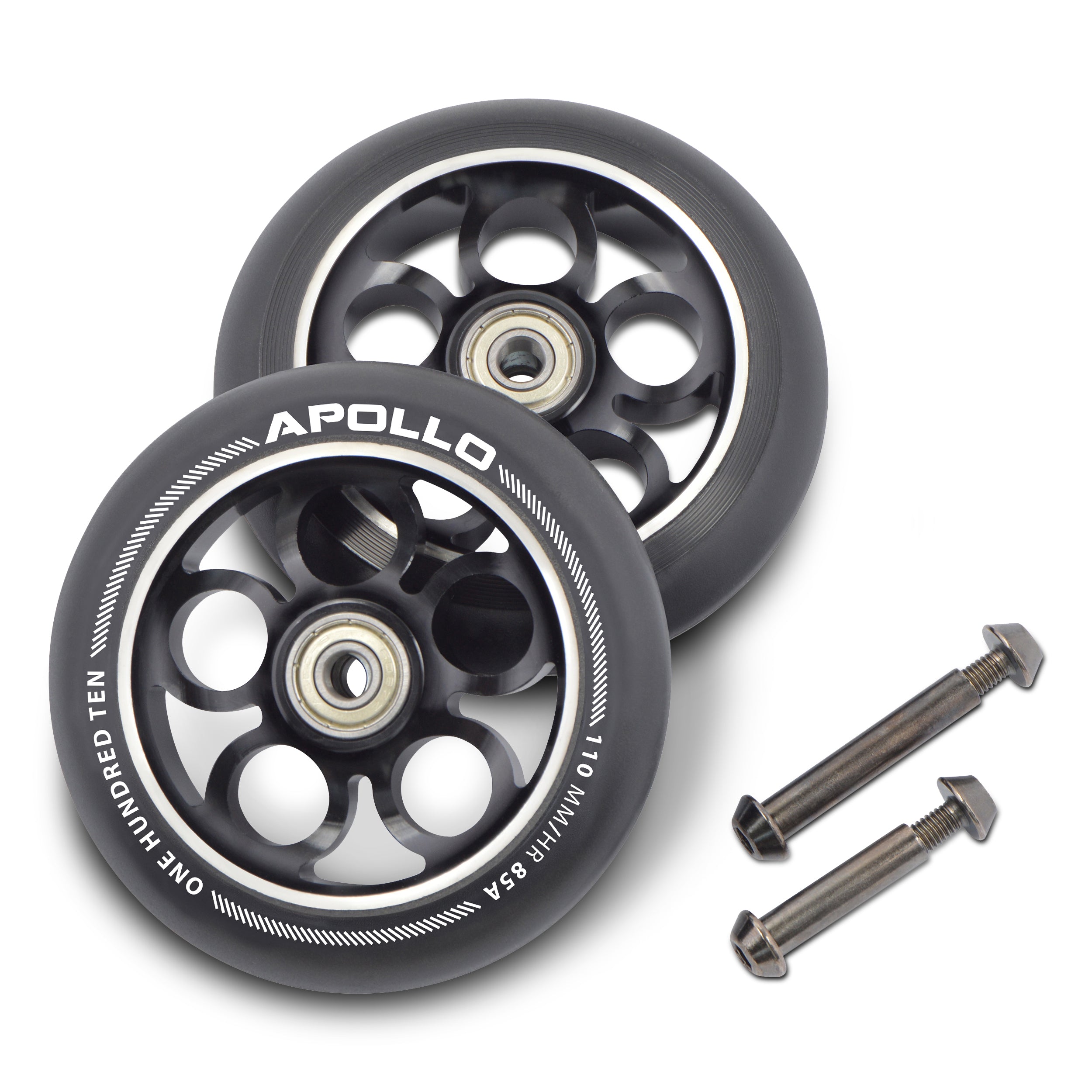Apollo APOLLO Stunt Scooter reservewielenset Pro Wheels 110mm, ALU Core Zwart