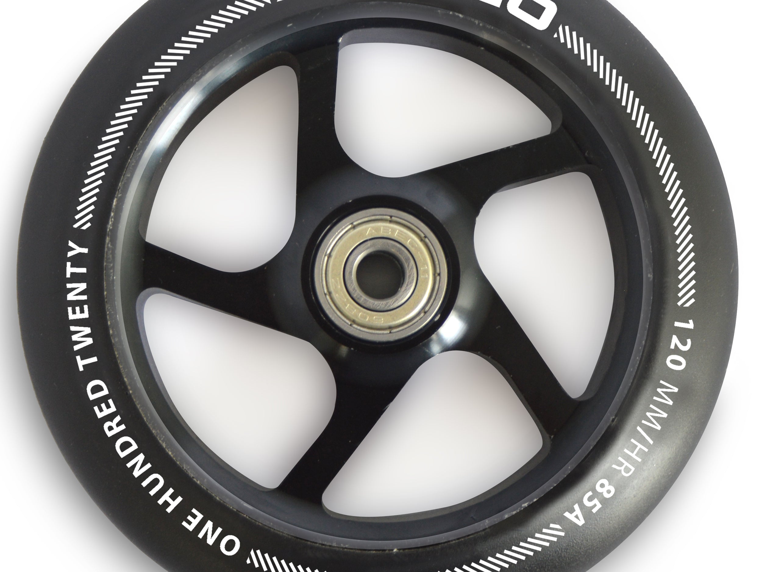 Apollo APOLLO Stunt Scooter reservewielenset Pro Wheels 120mm - ABEC 9 kogellagers Zwart